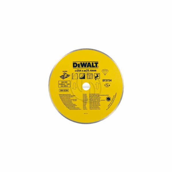 Dewalt DIAMANTOVÝ DISK 250x25,4mm CONTINUOUS DT3734