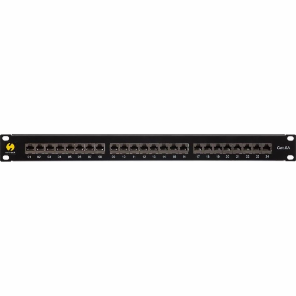 NetRack Patch panel 19 24portový Kat. 6A FTP (104-19)