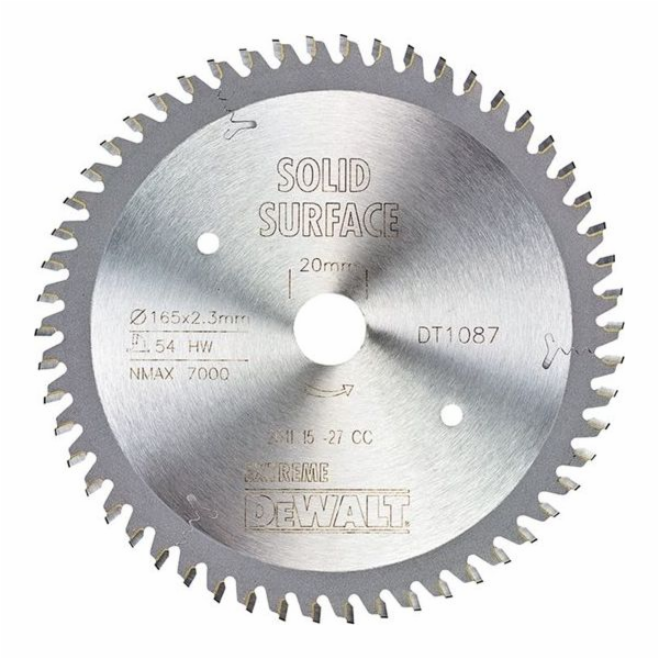 Pilový kotouč Dewalt pro ponorné pily 165x20mm, 54 zubů M...
