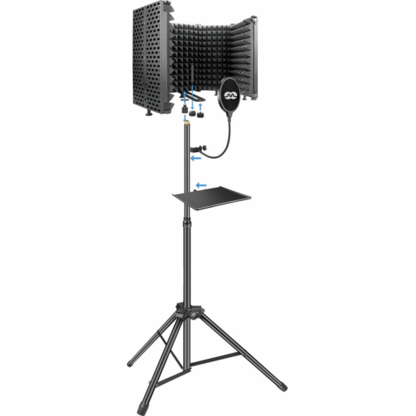 Mozos Set Akustická kabina + stativ + pop filtr MSHIELD-C...