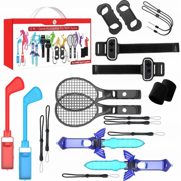 Set 12x Accessories Sport Nintendo Switch / OLED / NS241 ...