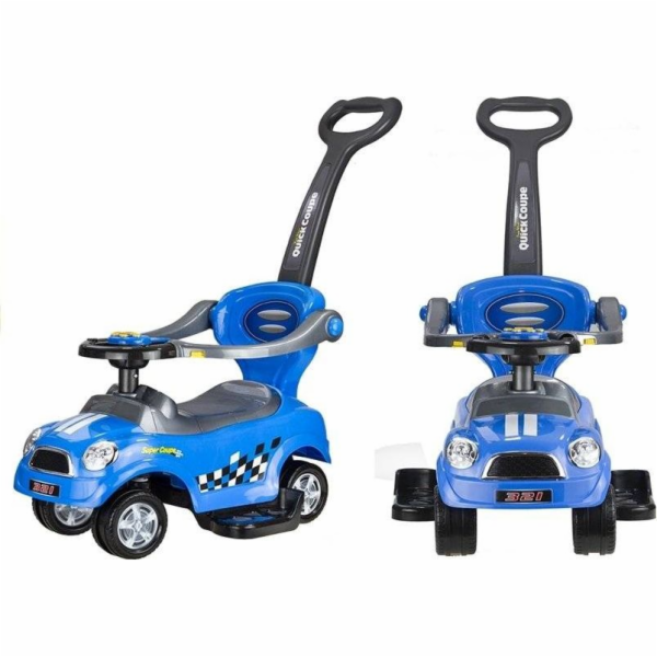 Štíhlý sportovní kočárek s průvodcem Coupe Blue