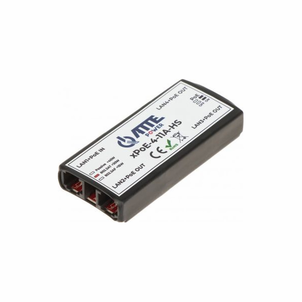 Atte SWITCH POE, EXTENDER XPOE-4-11A-HS 4-PORT ATTE