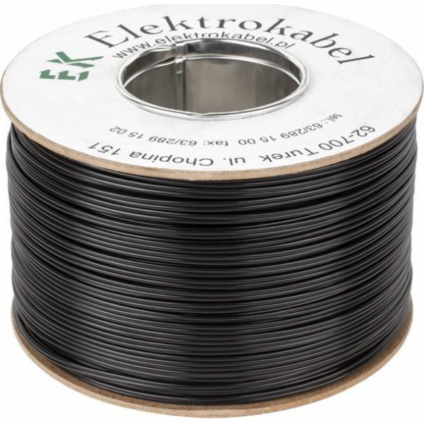 LP kabel SMYp reproduktorový kabel 2 x 1,5mm černý 100m
