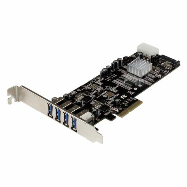 StarTech PCIe 2.0 x4 řadič – 4x USB 3.0 (PEXUSB3S44V)