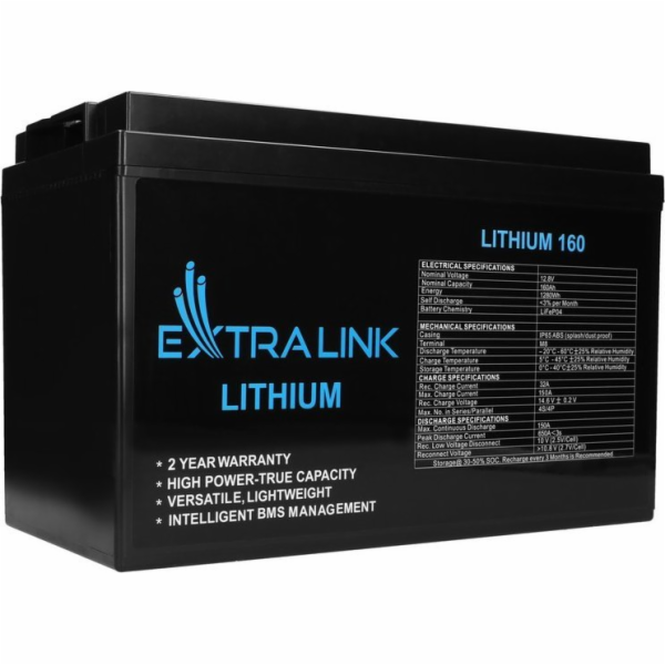 LifePo4 baterie 160ah 12,8V bms ex.30462