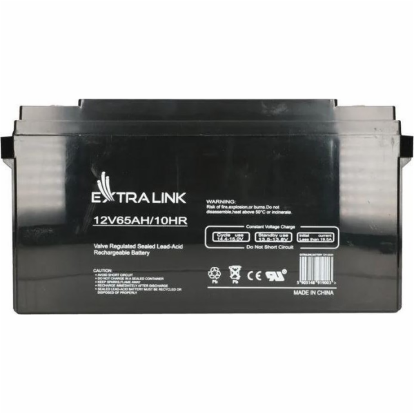ExtraLink AGM baterie 12V 65AH