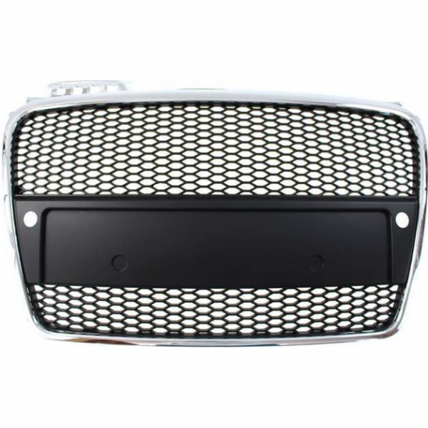 MTuning_F GRILL AUDI A4 B7 RS-STYLE CHROME-BLACK (05-08) PDC