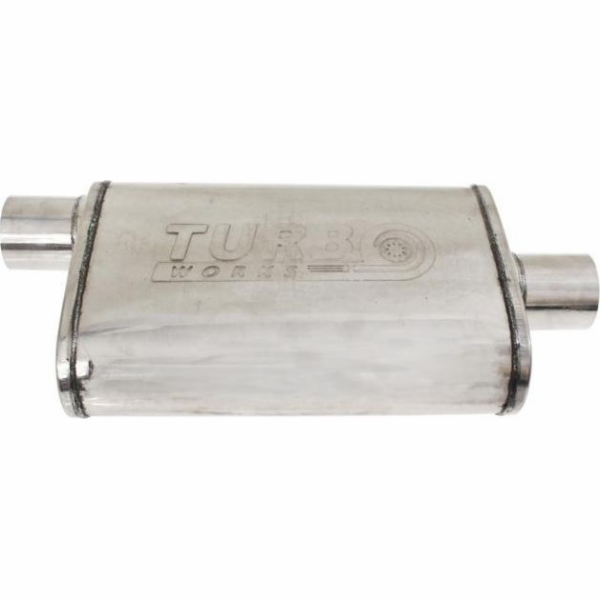 TurboWorks středový tlumič výfuku 76mm TurboWorks 304SS