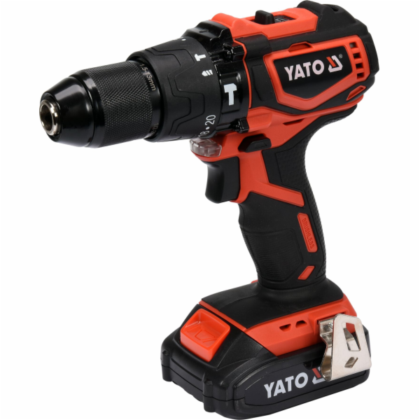 Yato YT-82796 vrtací šroubovák 18 V 1 x 2 Ah baterie