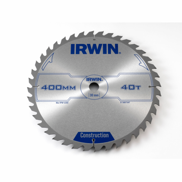Irwin Kotoučová pila 400x30x3,8mm 40 zubů. - 1897347