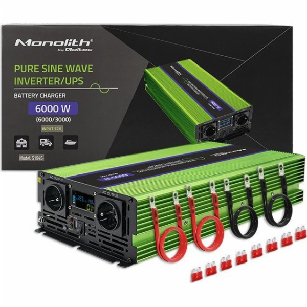 Převodník monolitu napětí Baterie se nabíjí UPS 3000 W | ...