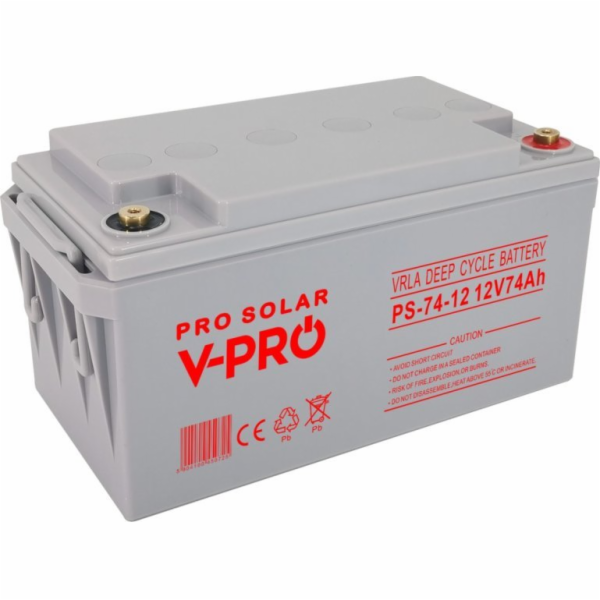 Volt AGM baterie 12V 74AH VPRO hluboký cyklus
