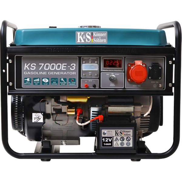 Könner & Söhnen KS7000E-3 5500 ve 3-fázovém agregátu