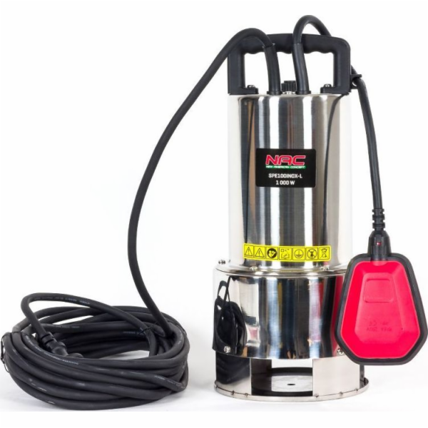 Čerpadlo NAC Ponorné kalové SPE100INOX-L nerez
