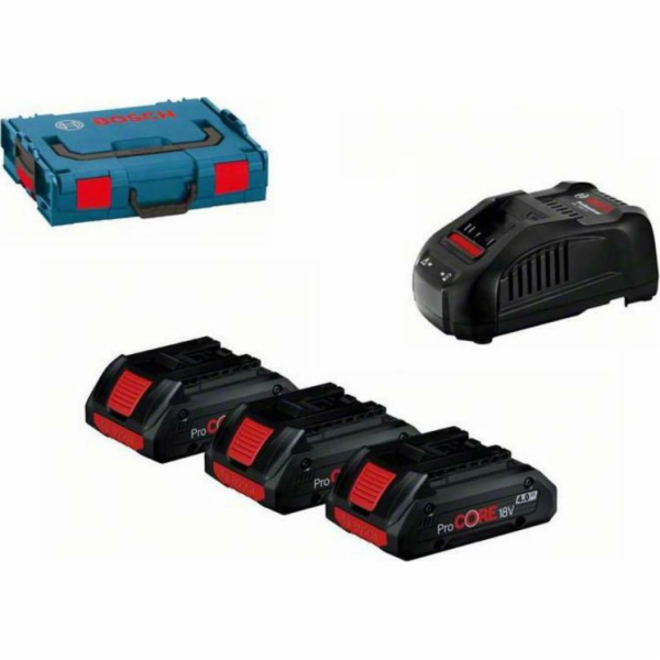 Bosch 3× ProCORE18V + GAL 1880 CV v L-BOXXu 102 Professio...