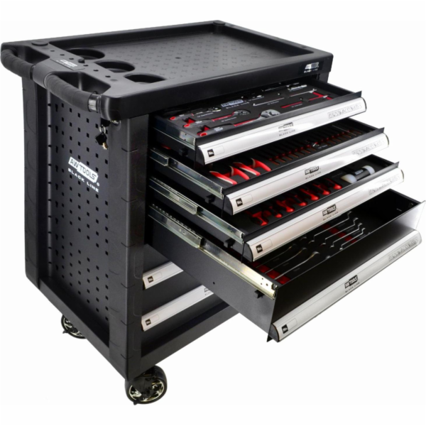 AWTools 6zásuvkový vozík na nářadí s vybavením (AW15100)