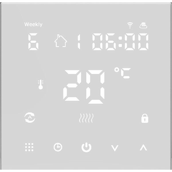 Teplotní regulátor teploty Thermoval TVT45 Wi-Fi Glass