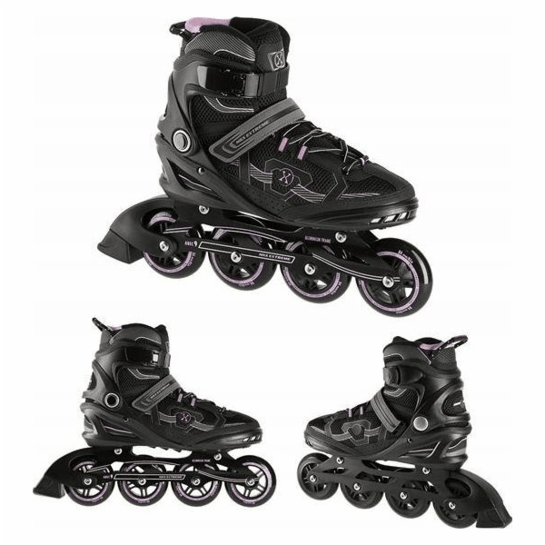 Nils Extreme Rollers NA9157 Černá a fialová velikost 44 b...