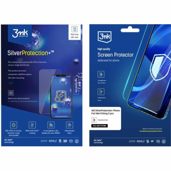 3mk All-Safe - AIO fólie SilverProtection+ Phone Full Wet...