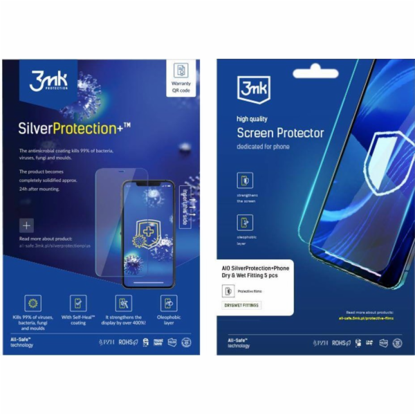 3mk All-Safe - AIO fólie SilverProtection+ Phone Dry & We...