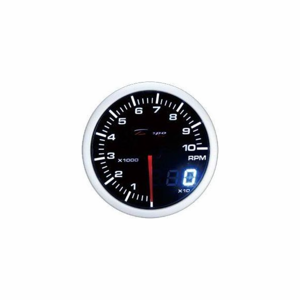 Dracing Clock DEPO Duální 60mm tachometr