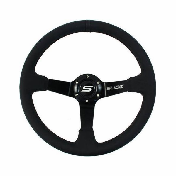 SLIDE_F SLIDE řídítka 350 mm offset: 80 mm Černá kůže