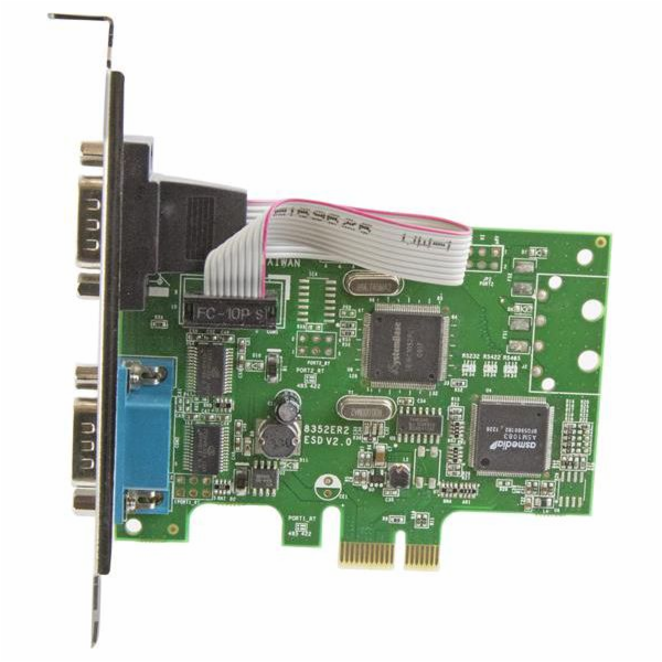 StarTech PCIe x1 řadič - 2x RS-232 DB9 sériový port (PEX2...