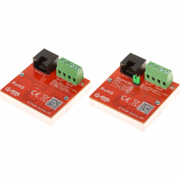 Atte UTP / 2-WIRE sada převodníků PRO LAN POE PŘENOS ETH1...