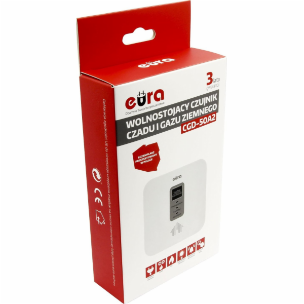 Senzor oxidu uhelnatého a plynu Eura CGD-50A2 - 230 V