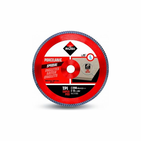 Rubi diamantový kotouč TPI 250 Super Pro (31969)