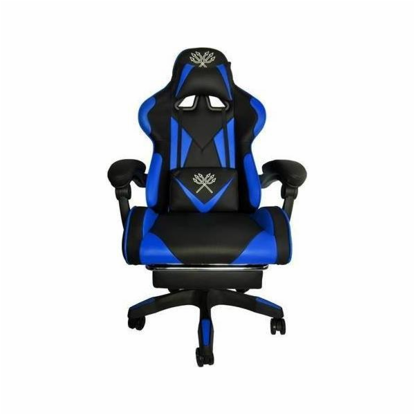 Malatec 8978 s opěrkou na nohy do 150 kg modro-černá