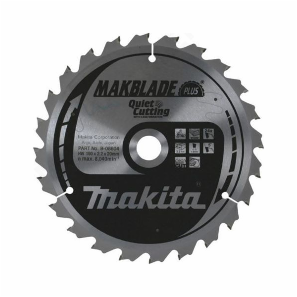 Makita Makblade Plus řezací pila na dřevo 255 mm 40 zubů ...