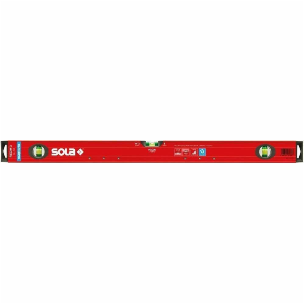 Sola SOLA MAGNETICKÁ LEVEL REDM 3 600mm 0,3mm/m SO01812801