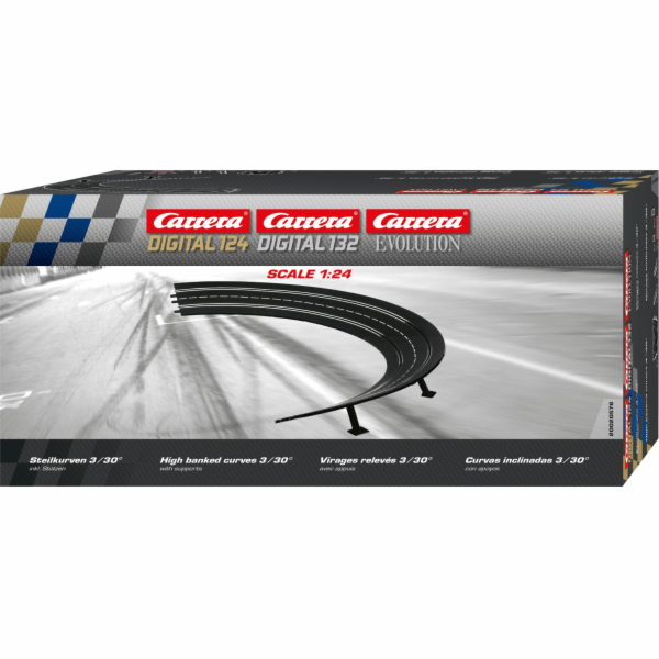 Carrera Šikmá zatáčka 3/30 6 ks (GCX3180)