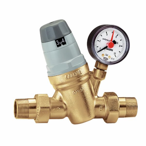 Regulátor tlaku vody Caleffi 3/4 25bar s tlakovým měřítke...