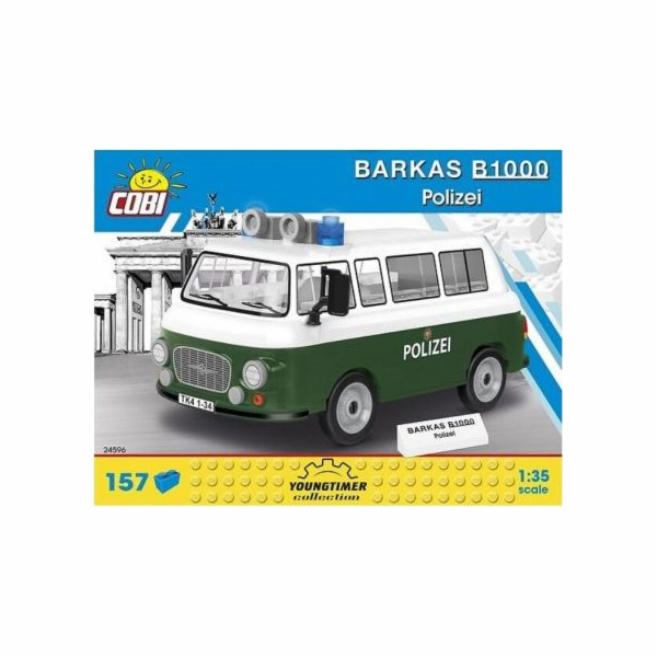 Klocki Cars Barkas B1000 Polizei
