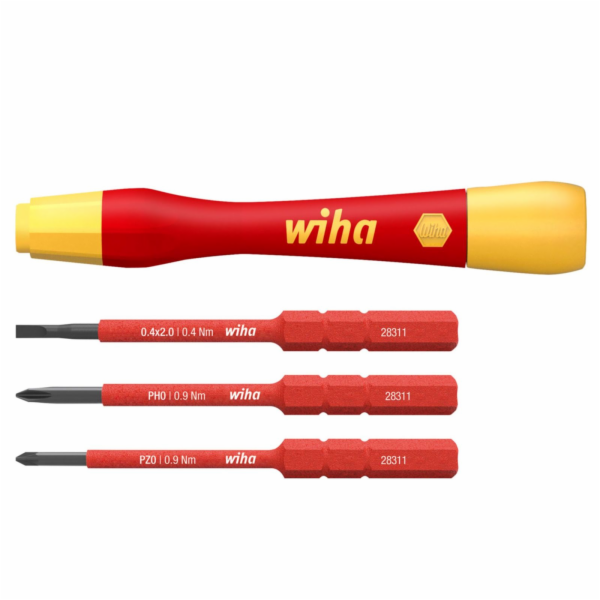 Sada šroubováků Wiha s držákem bitů PicoFinish electric s...