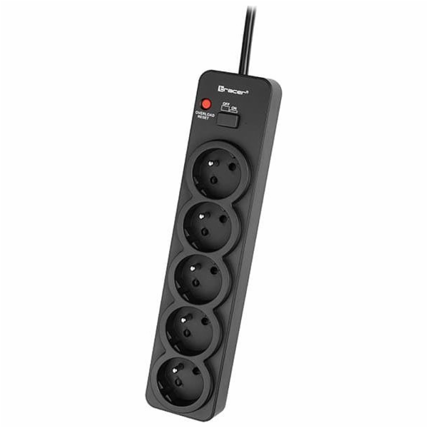 Tracer PowerGuard PRO prodlužovací kabel 5 zásuvek 1,8 m ...