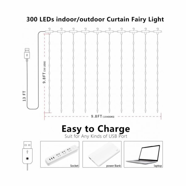 LED Light 300 LED Warm White X0013lX27J