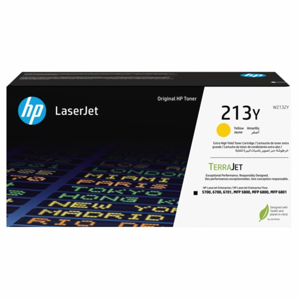 HP 213Y Ylw Original LaserJet Toner Crtg (12,000 pages)