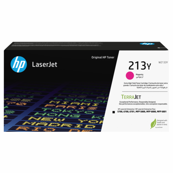 HP 213Y - Extra vysoká výtěžnost - purpurová - originální...