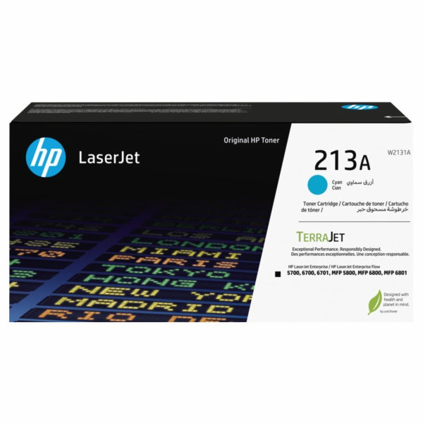 HP 213A Cyn Original LaserJet Toner Crtg (3,000 pages)