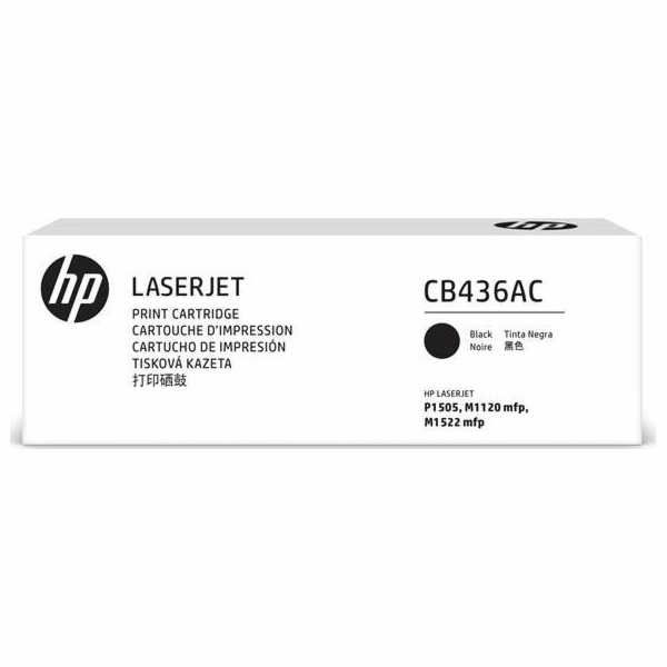 Originální černý toner HP 36A (CB436AC)