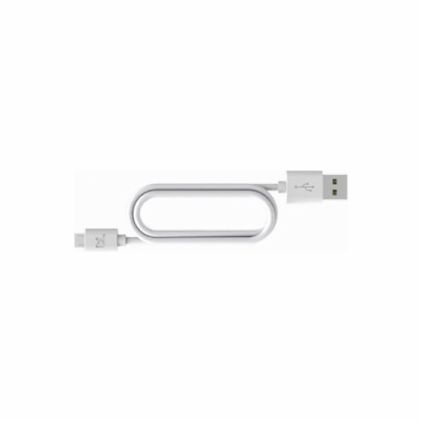 Apple MicroUSB 20cm kabel (Fits Sancta 4) 20 cm bílý