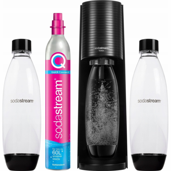 Sodastream Terra černá Saturator + 2ks láhve 