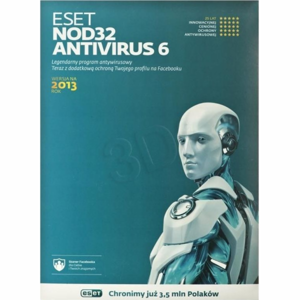 NOD32 ANTIVIRUS BOX 3U 12m Extension