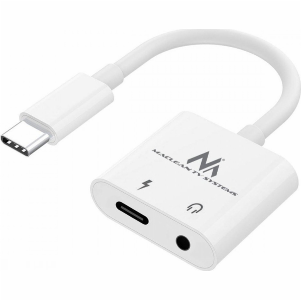 USB typu-C 3,5 mm adaptér Jack PD MCTV-848