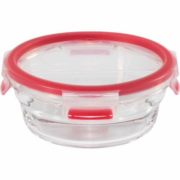 Emsa Clip&Close Glass Foos Container 500 ml červená