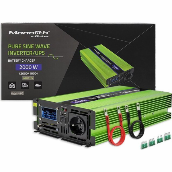 Převodník monolitu napětí Baterie se nabíjí UPS 1000 W | ...